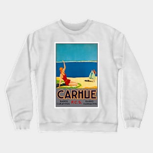 Vintage Travel Poster Carhue Argentina Crewneck Sweatshirt